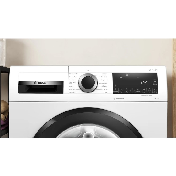 Refurbished Bosch Series 6 WGG24400GB Freestanding 9KG 1400 Spin Washing Machine White
