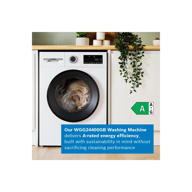 Refurbished Bosch Series 6 9kg 1400rpm Washing Machine - White
