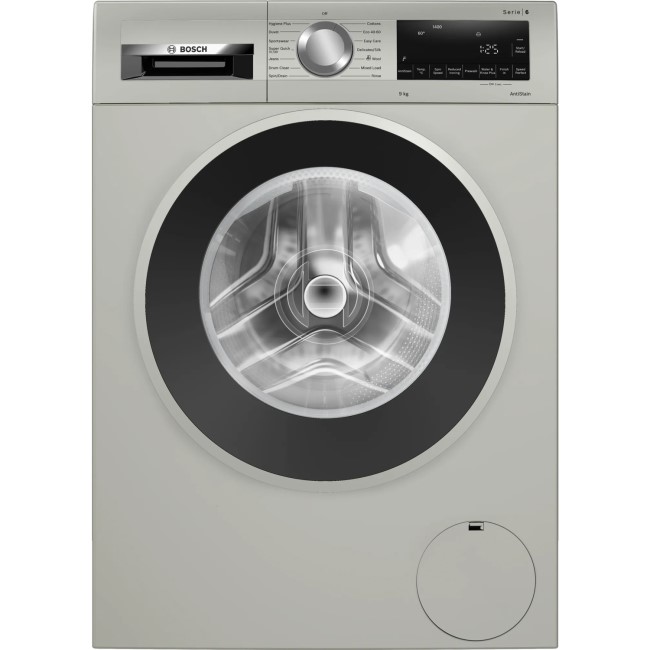 Bosch Series 6 9kg 1400rpm Washing Machine - Silver