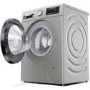 Refurbished Bosch Serie 6 WGG2440XGB Freestanding 9KG 1400 Spin Washing Machine Silver