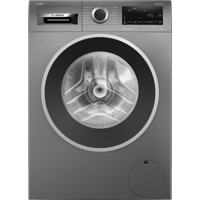 Bosch Series 6 9kg 1400rpm Freestanding Washing Machine - Grey
