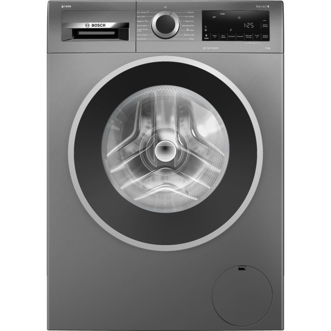 Refurbished Bosch Series 6 WGG244FRGB Freestanding 9KG 1400 Spin Washing Machine Grey