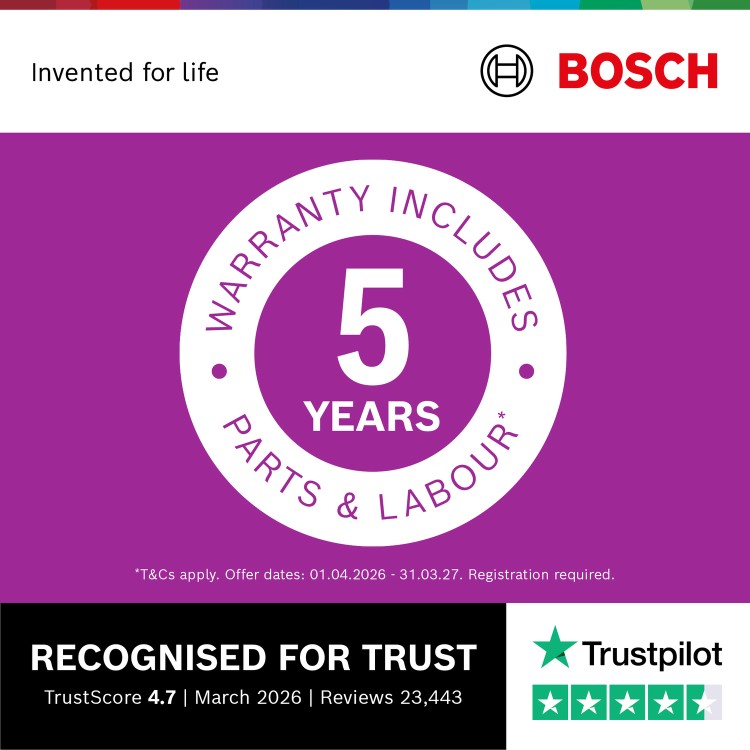 Bosch Series 6 10kg 1400rpm Washing Machine - White
