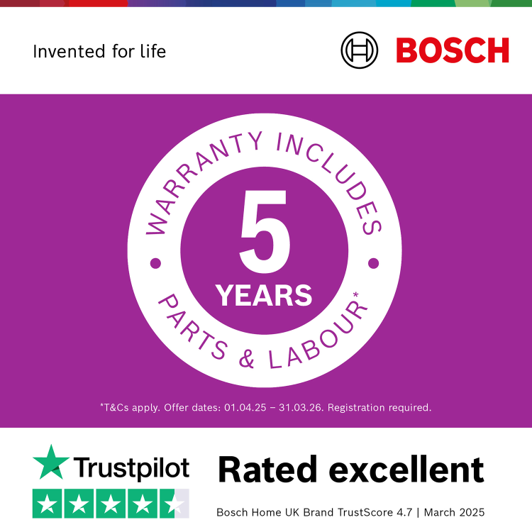 Bosch Series 6 10kg 1400rpm Washing Machine - Graphite - Wi-Fi Connected A-Rated i-DOS