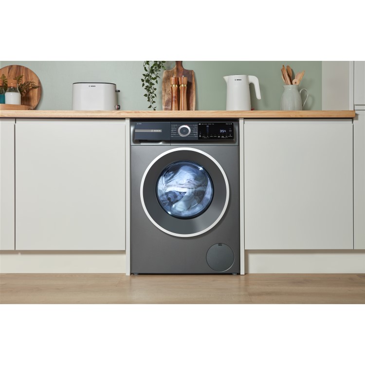Bosch Series 6 10kg 1400rpm Washing Machine - Graphite - Wi-Fi Connected A-Rated i-DOS