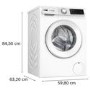 Bosch Series 6 10kg 1400rpm Washing Machine - White