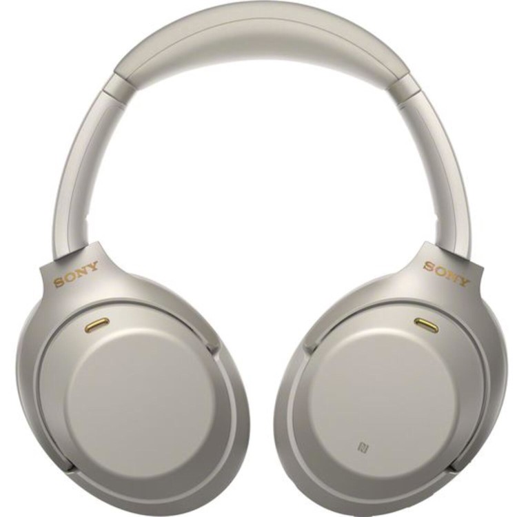 SONY Wireless Bluetooth Noise-Cancelling Headphones - Silver