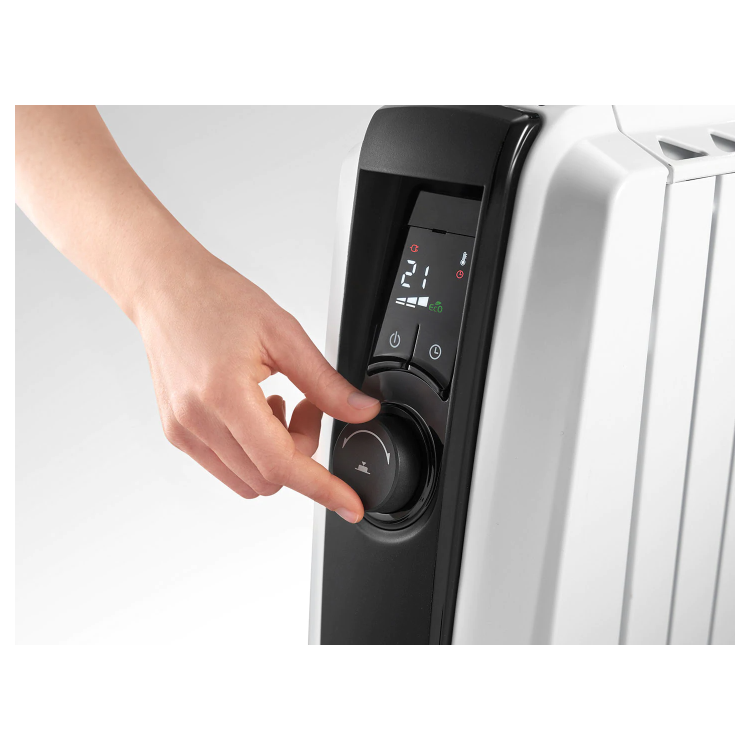 Refurbished DeLonghi TRDX40820E Dragon 4 2kW Oil Filled Radiator 8 Fin with Digital Display & Increased Radiant Surface