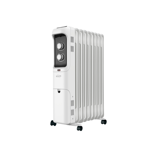 Refurbished Argo Whisper 2 kw Portable Oil Filled Radiator 8 Fin with Thermostat