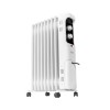 Argo Whisper 2 kw Portable Oil Filled Radiator 8 Fin with Thermostat
