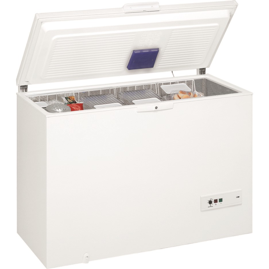 Whirlpool WHM4611 432 Litre Chest Freezer 70cm Deep Fast Freeze 141cm
