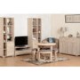 Oak Shelving Unit with Open and Closed Storage - Seconique Cambourne