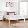 Seconique Arcadia 2 Drawer Bedside Table in White and Ash Wood