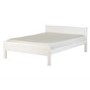 Seconique Amber Double Bed Frame in White