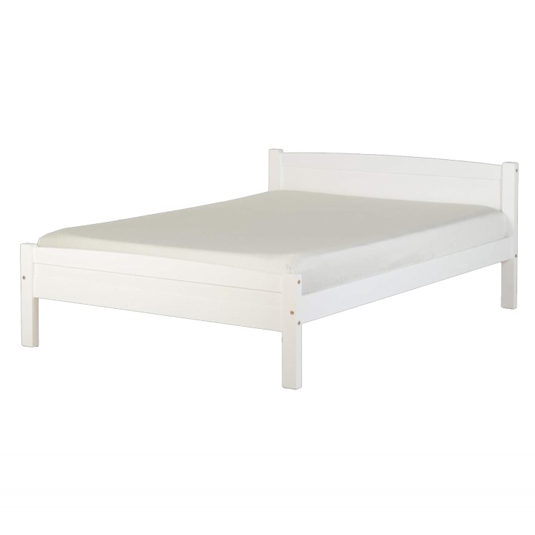 Seconique Amber Double Bed Frame in White