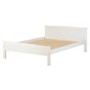 Seconique Amber Double Bed Frame in White