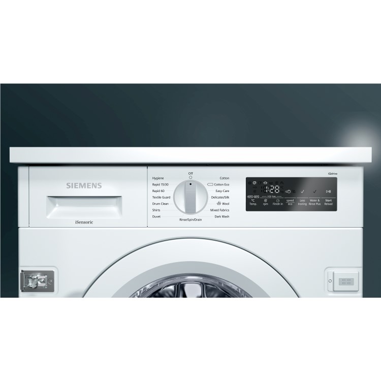 Siemens WI14W500GB Ultra Efficient 8kg 1400rpm Integrated Washing Machine