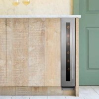 Caple Classic 8 Bottle Single Zone Built-in Under Counter Wine Cabinet - Stainless Steel