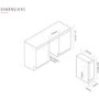 Caple Classic 8 Bottle Single Zone Built-in Under Counter Wine Cabinet - Stainless Steel