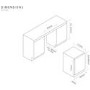 Refurbished Caple Classic WI6142 Freestanding 52 Bottle Single Zone Under Counter Wine Cabinet Stainless Steel