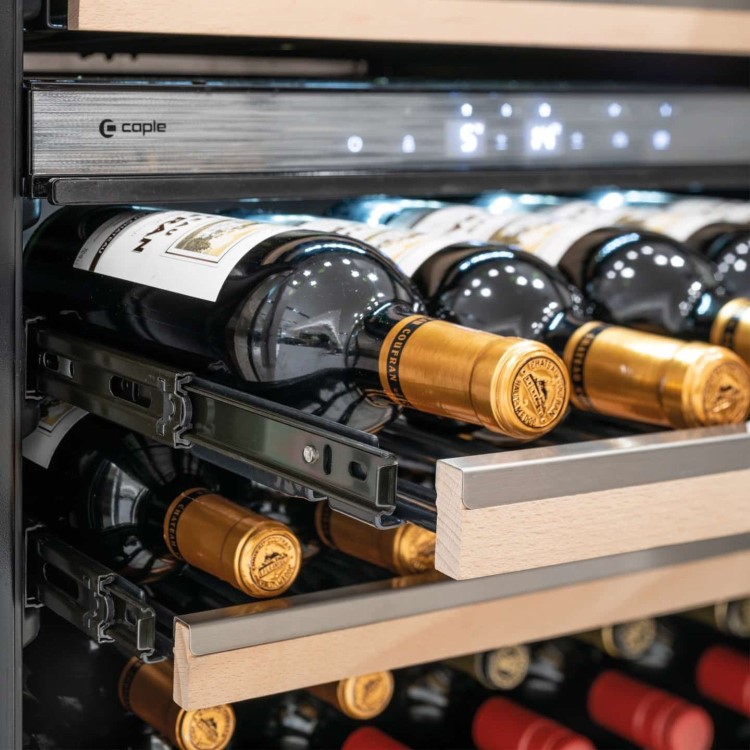 Caple 44 Bottle Capacity Dual Zone Under Counter Wine Cooler
