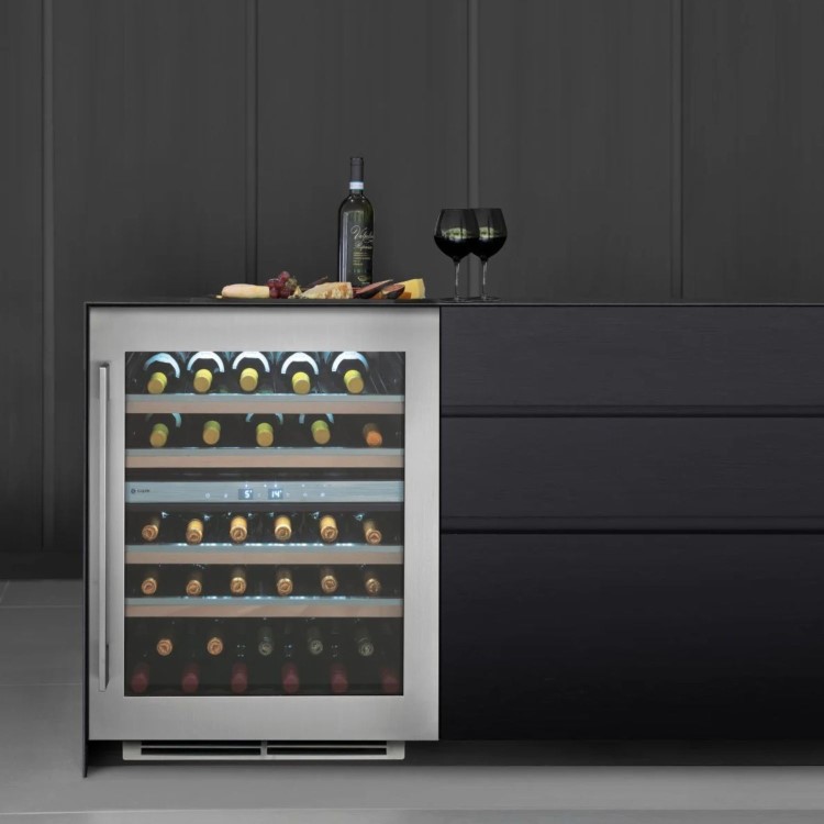 Caple 44 Bottle Capacity Dual Zone Under Counter Wine Cooler