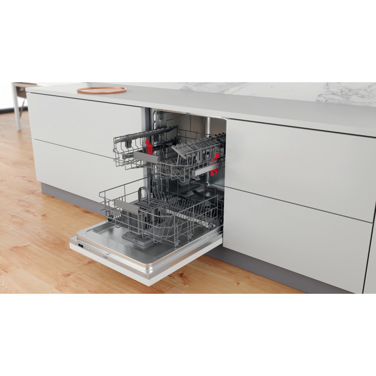 Refurbished Whirlpool WIC3C26NUK 14 Place Fully Integrated Full Size Dishwasher