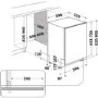 Whirlpool WIC3C33PFEUK Fully Integrated Dishwasher