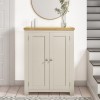 Cream Sideboard with Oak Top - Willow
