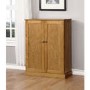 Windsor Solid Oak Shoe Cabinet - 15 Pairs