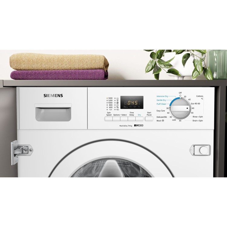 Siemens iQ300 7kg Wash 4kg Dry Integrated Washer Dryer