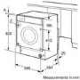 Refurbished Bosch Series 4 WKD28352GB Integrated 7/4KG 1400 Spin Washer Dryer