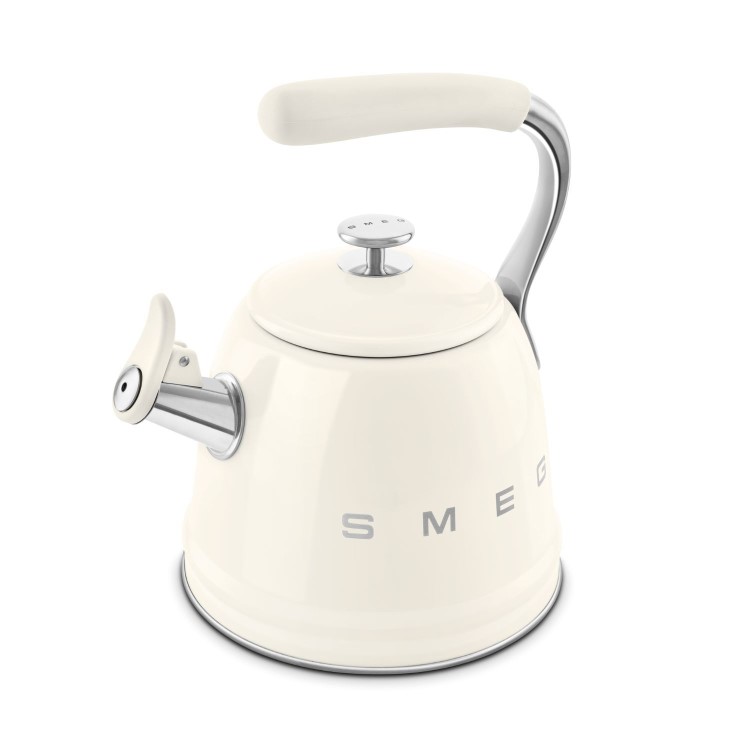 Smeg 50's Style Stovetop Kettle 2.3L capacity in Cream - WKF01CRUK