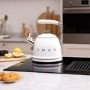 Smeg 50's Style Stovetop Kettle 2.3L capacity in White - WKF01WHUK