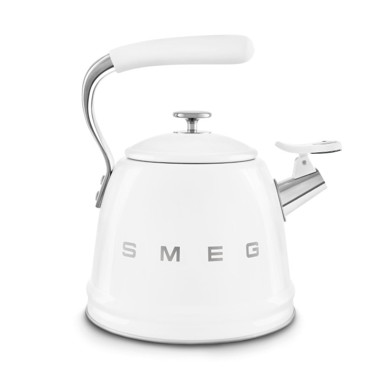 Smeg 50's Style Stovetop Kettle 2.3L capacity in White - WKF01WHUK