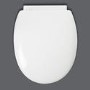 GRADE A1 - Croydex Anti-Bacterial Polypropylene Toilet Seat with Soft-Close Hinge
