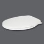 GRADE A1 - Croydex Anti-Bacterial Polypropylene Toilet Seat with Soft-Close Hinge