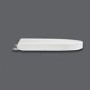 GRADE A1 - Croydex Eyre D Shape Thermoset Flexi-Fix Toilet Seat