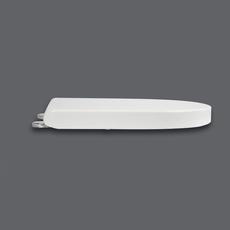 GRADE A1 - Croydex Eyre D Shape Thermoset Flexi-Fix Toilet Seat