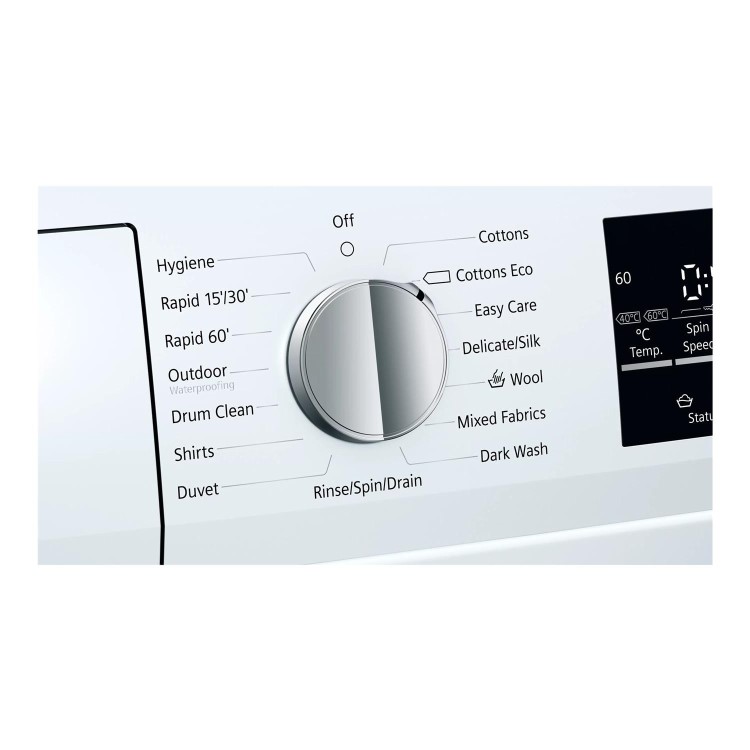 Refurbished Siemens iQ500 WM14T481GB Smart Freestanding 8KG 1400 Spin Washing Machine White
