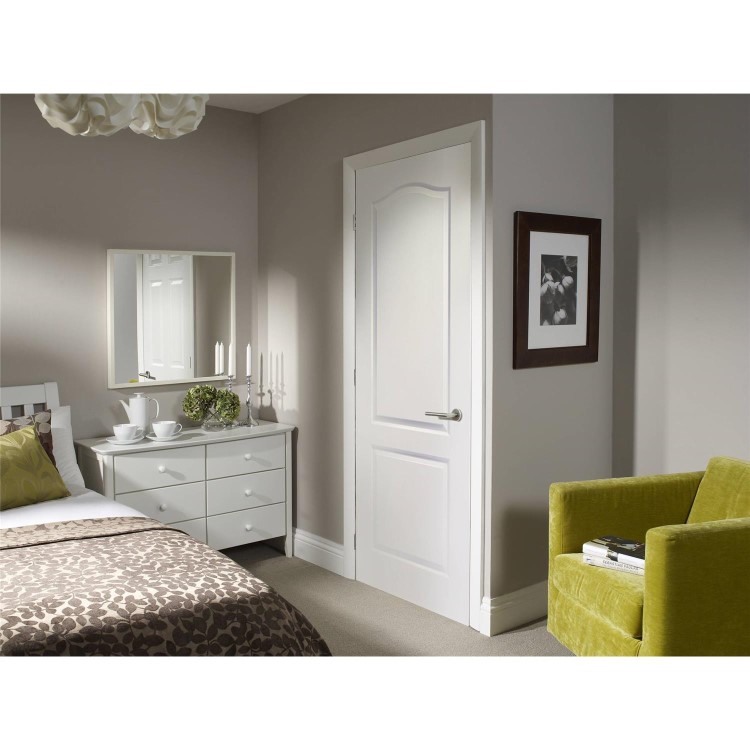 Internal White Door - Unfinished - 1981 x 838 x 35mm - Classique - XL Joinery