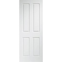 Internal White Victorian 4-Panel Door - Unfinished - 1981 x 838 x 35mm - Victoria - XL Joinery