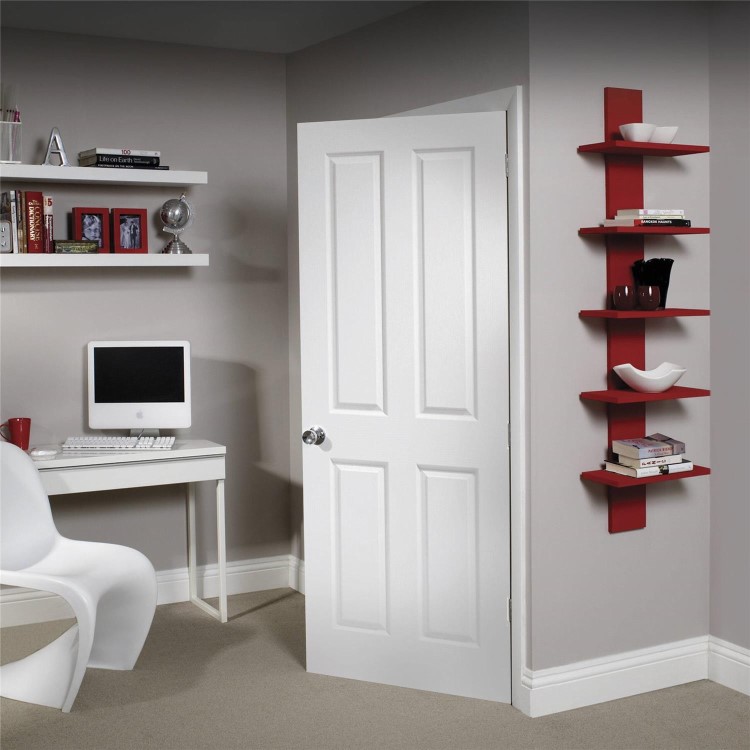 Internal White Victorian 4-Panel Door - Unfinished - 1981 x 838 x 35mm - Victoria - XL Joinery