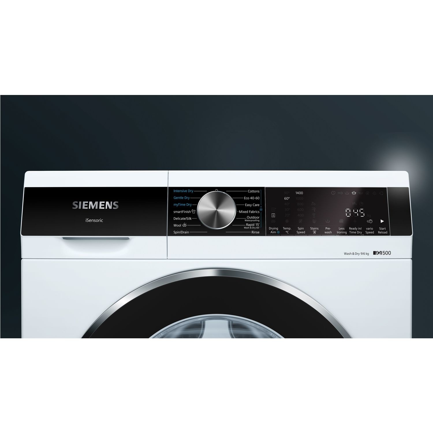 Sèche-linge condensation d'air 9kg smartFinish LED light A+++ blanc Siemens  Huishoud