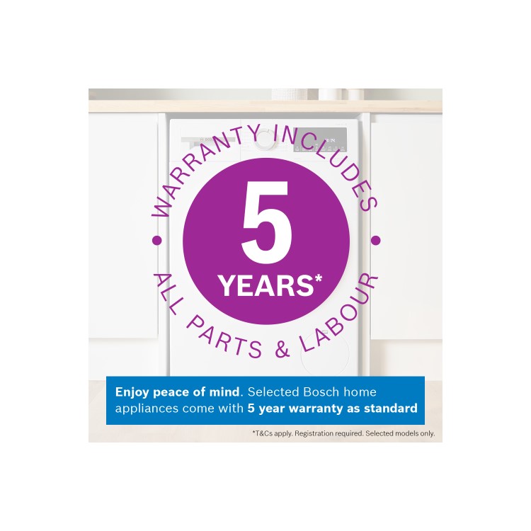 Bosch Series 4 9kg Wash 5kg Dry 1400rpm Washer Dryer - White - EcoSilence Drive™