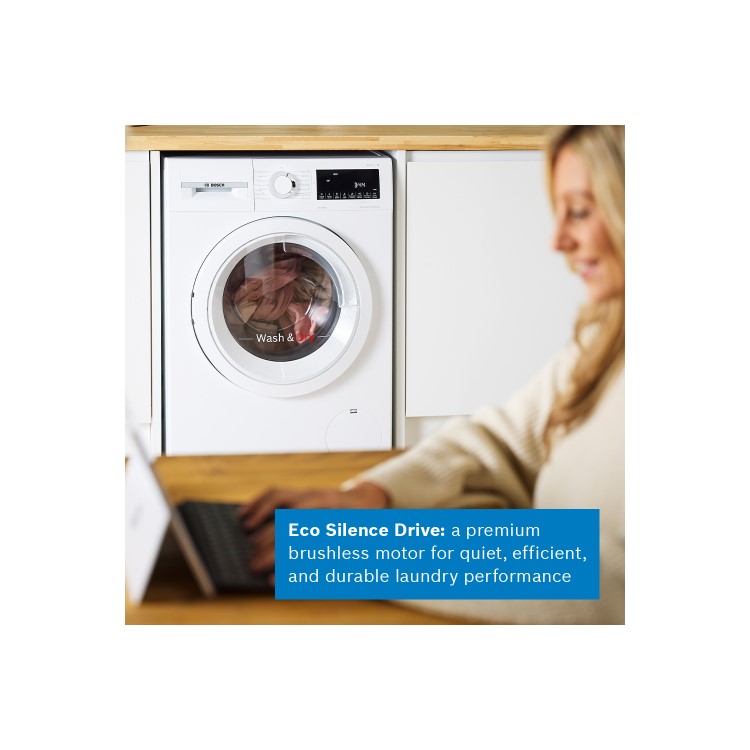 Bosch Series 4 9kg Wash 5kg Dry 1400rpm Washer Dryer - White - EcoSilence Drive™