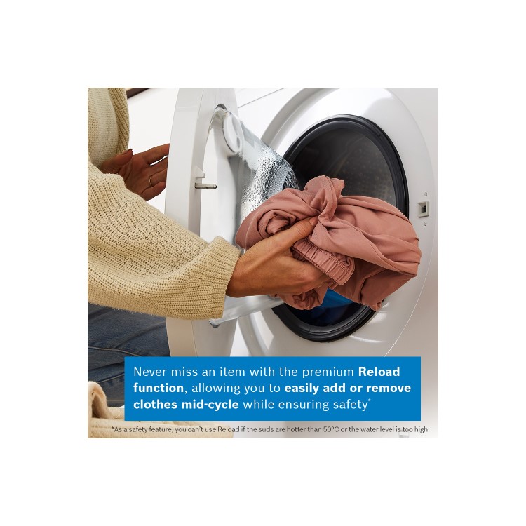 Bosch Series 4 9kg Wash 5kg Dry 1400rpm Washer Dryer - White - EcoSilence Drive™
