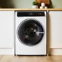 Refurbished Bosch Series 8 i-Dos WNC25410GB Freestanding 10.5/6KG 1400 Spin Washer Dryer White