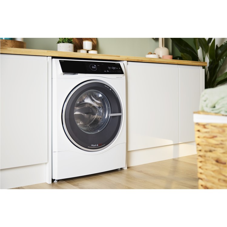 Refurbished Bosch Series 8 i-Dos WNC25410GB Freestanding 10.5/6KG 1400 Spin Washer Dryer White