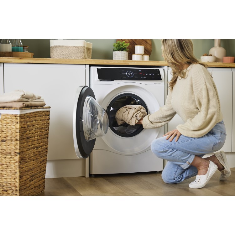 Refurbished Bosch Series 8 i-Dos WNC25410GB Freestanding 10.5/6KG 1400 Spin Washer Dryer White